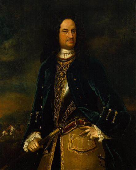Johan van Diest Portrait of James Stanhope oil painting image